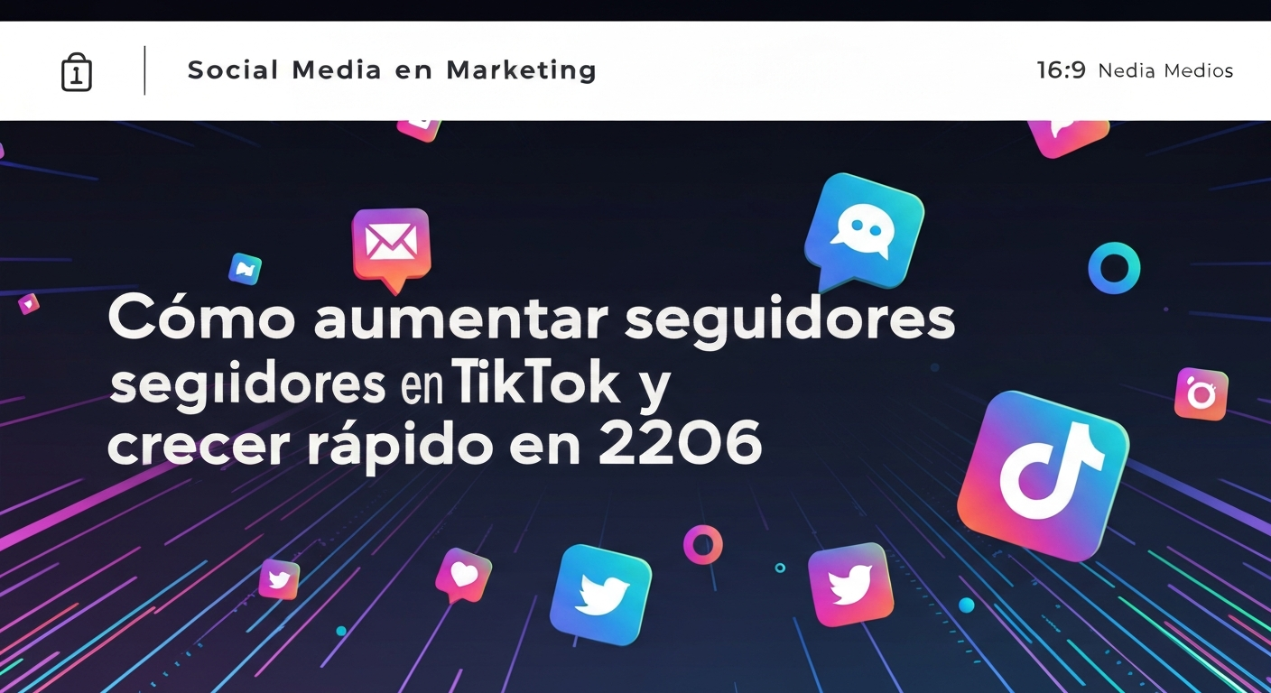 Cómo aumentar seguidores en TikTok y crecer rápido en 2026