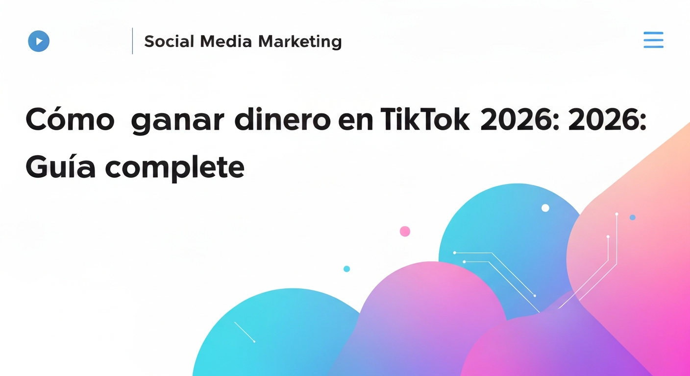 Cómo ganar dinero en TikTok en 2026: Guía completa