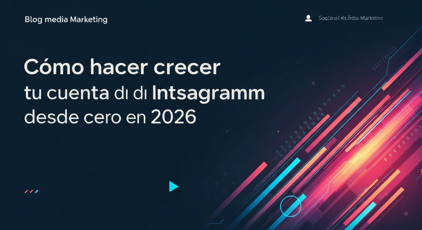 Cómo hacer crecer tu cuenta de Instagram desde cero en 2026