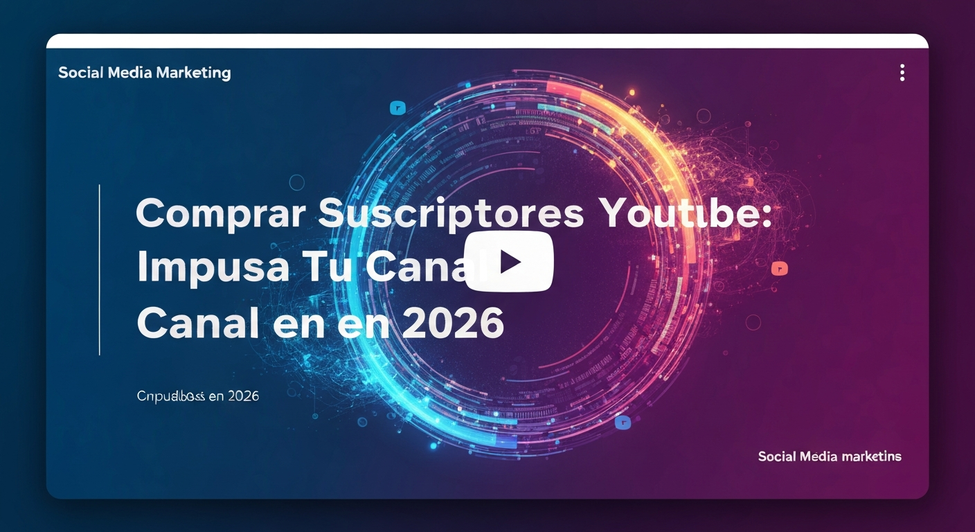 Comprar Suscriptores YouTube: Impulsa Tu Canal en 2026