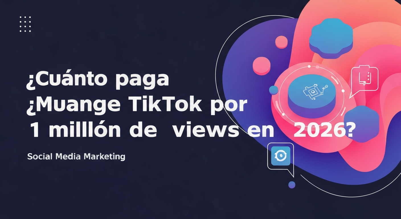 ¿Cuánto paga TikTok por 1 millón de views en 2026?