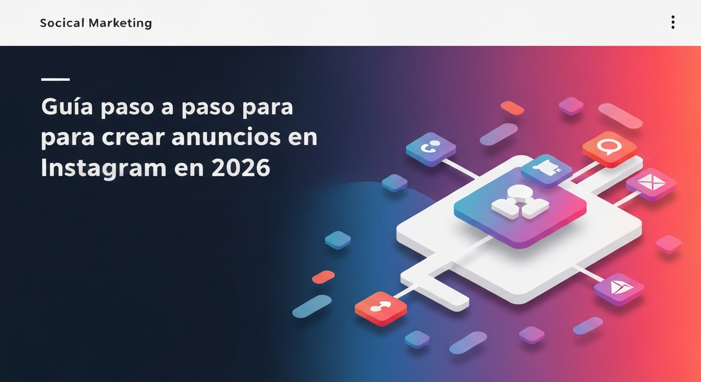 Guía paso a paso para crear anuncios en Instagram en 2026