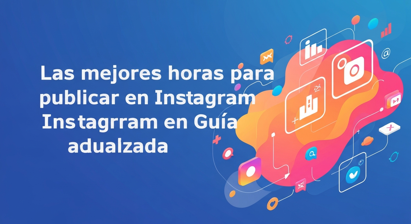 Las mejores horas para publicar en Instagram en 2026: Guía actualizada